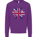 Ive Got Your Six Union Jack Flag Army Paras Mens Sweatshirt Jumper Purple