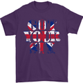 Ive Got Your Six Union Jack Flag Army Paras Mens T-Shirt Cotton Gildan Purple
