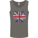 Ive Got Your Six Union Jack Flag Army Paras Mens Vest Tank Top Charcoal
