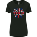 Ive Got Your Six Union Jack Flag Army Paras Womens Wider Cut T-Shirt Black