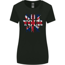 Ive Got Your Six Union Jack Flag Army Paras Womens Wider Cut T-Shirt Black