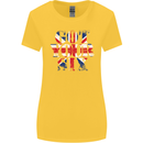 Ive Got Your Six Union Jack Flag Army Paras Womens Wider Cut T-Shirt Yellow