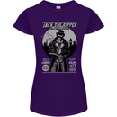 Jack the Ripper Halloween Horror Movie Womens Petite Cut T-Shirt Purple