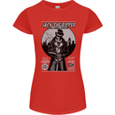 Jack the Ripper Halloween Horror Movie Womens Petite Cut T-Shirt Red