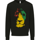 Jamaica Lion Reggae Music Jamaican Kids Sweatshirt Jumper Black