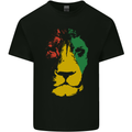 Jamaica Lion Reggae Music Jamaican Kids T-Shirt Childrens Black