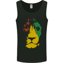 Jamaica Lion Reggae Music Jamaican Mens Vest Tank Top Black