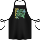 Japanese Anime Cthulhu Kraken Cotton Apron 100% Organic Black