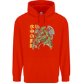 Japanese Anime Cthulhu Kraken Mens 80% Cotton Hoodie Bright Red