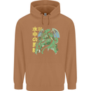 Japanese Anime Cthulhu Kraken Mens 80% Cotton Hoodie Caramel Latte