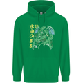 Japanese Anime Cthulhu Kraken Mens 80% Cotton Hoodie Irish Green