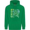 Japanese Anime Cthulhu Kraken Mens 80% Cotton Hoodie Irish Green
