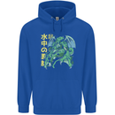 Japanese Anime Cthulhu Kraken Mens 80% Cotton Hoodie Royal Blue