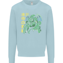 Japanese Anime Cthulhu Kraken Mens Sweatshirt Jumper Light Blue