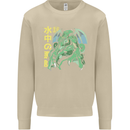 Japanese Anime Cthulhu Kraken Mens Sweatshirt Jumper Sand