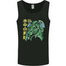 Japanese Anime Cthulhu Kraken Mens Vest Tank Top Black