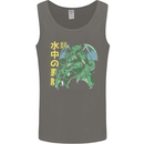 Japanese Anime Cthulhu Kraken Mens Vest Tank Top Charcoal