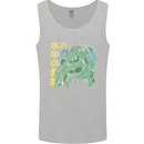 Japanese Anime Cthulhu Kraken Mens Vest Tank Top Sports Grey