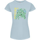 Japanese Anime Cthulhu Kraken Womens Petite Cut T-Shirt Light Blue