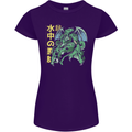 Japanese Anime Cthulhu Kraken Womens Petite Cut T-Shirt Purple