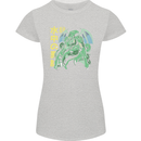 Japanese Anime Cthulhu Kraken Womens Petite Cut T-Shirt Sports Grey