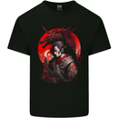 Japanese Dragon Warrior Samurai Ronin Kids T-Shirt Childrens Black
