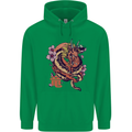 Japanese Fantasy Dragon Childrens Kids Hoodie Irish Green