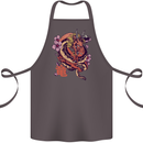 Japanese Fantasy Dragon Cotton Apron 100% Organic Dark Grey
