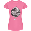Japanese Fantasy Dragon Sun Background Womens Petite Cut T-Shirt Azalea