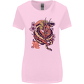 Japanese Fantasy Dragon Womens Wider Cut T-Shirt Light Pink