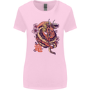 Japanese Fantasy Dragon Womens Wider Cut T-Shirt Light Pink