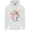 Japanese Kitsune Paranormal Fox Childrens Kids Hoodie White