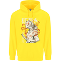Japanese Kitsune Paranormal Fox Childrens Kids Hoodie Yellow