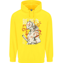 Japanese Kitsune Paranormal Fox Childrens Kids Hoodie Yellow