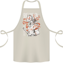 Japanese Kitsune Paranormal Fox Cotton Apron 100% Organic Natural