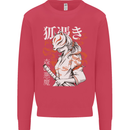 Japanese Kitsune Paranormal Fox Kids Sweatshirt Jumper Heliconia