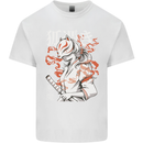 Japanese Kitsune Paranormal Fox Kids T-Shirt Childrens White
