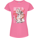 Japanese Kitsune Paranormal Fox Womens Petite Cut T-Shirt Azalea