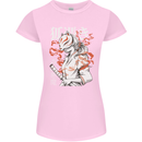 Japanese Kitsune Paranormal Fox Womens Petite Cut T-Shirt Light Pink