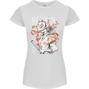 Japanese Kitsune Paranormal Fox Womens Petite Cut T-Shirt White