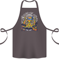 Japanese Octopus Drummer Drumming Drums Cotton Apron 100% Organic Dark Grey