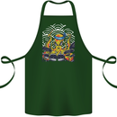 Japanese Octopus Drummer Drumming Drums Cotton Apron 100% Organic Forest Green