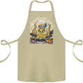 Japanese Octopus Drummer Drumming Drums Cotton Apron 100% Organic Khaki