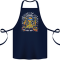 Japanese Octopus Drummer Drumming Drums Cotton Apron 100% Organic Navy Blue