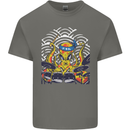 Japanese Octopus Drummer Drumming Drums Kids T-Shirt Childrens Charcoal
