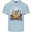 Japanese Octopus Drummer Drumming Drums Kids T-Shirt Childrens Light Blue
