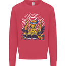 Japanese Octopus Drummer Drumming Drums Mens Sweatshirt Jumper Heliconia