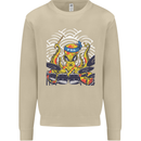 Japanese Octopus Drummer Drumming Drums Mens Sweatshirt Jumper Sand