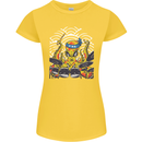 Japanese Octopus Drummer Drumming Drums Womens Petite Cut T-Shirt Yellow