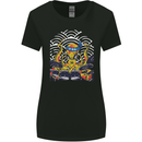 Japanese Octopus Drummer Drumming Drums Womens Wider Cut T-Shirt Black
